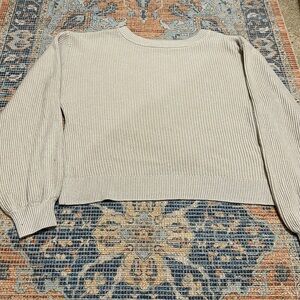 Lululemon Reversible Crossover Sweater Women’s Size 4 Bone Color
